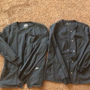 XS scrub jackets-gray